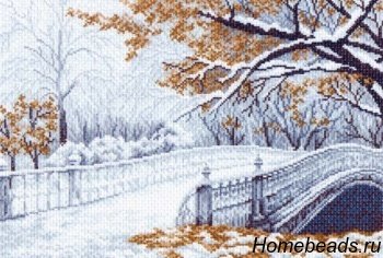 Рисунок на канве р.37/49 Первый снег