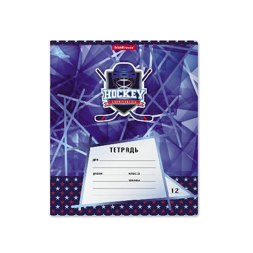 Тетрадь 12л лин Hockey ЕК48815