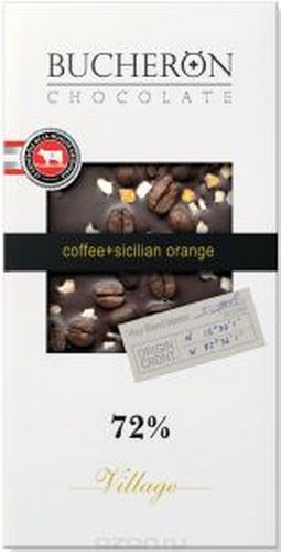 Шоколад с зернами кофе и апельсином BUCHERON 100г