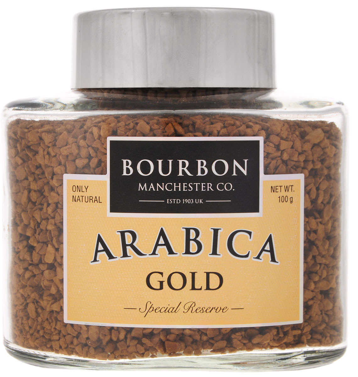 Кофе сублим BOURBON ARABICA GOLD 100г